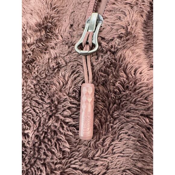 The North Face Women’s Campshire Pullover Size M Chocolate Brown 1/2 Zip Teddy - Picture 4 of 16